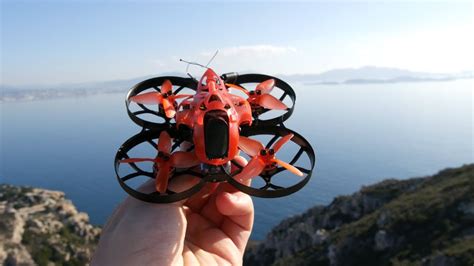 test ce mini drone racer filme en  youtube