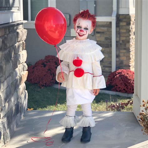 pennywise costume kids  clown boys scary halloween costumes halloween tween halloween