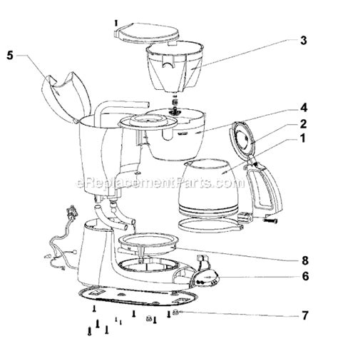 coffee esx parts list  diagram ereplacementpartscom