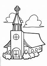 Iglesias Igrejas Churches Kirchen Chiese Malvorlagen Edificios Stampa Drucken Dibujosparacolorear24 sketch template