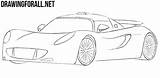 Venom Hennessey Draw Gt Drawing Cars Drawingforall Step sketch template