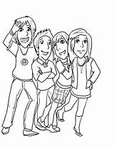 Coloring Icarly Pages Sam Gibby Ricky Dicky Dawn Nicky Cat Nickelodeon Freddie Carla Printable Drawing Print Template Popular sketch template