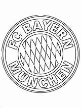 Bayern Coloring Fc Bundesliga Ausmalbilder Fußball Logo Pages Munich 750px 95kb sketch template