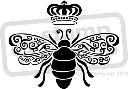 amazoncom  queen bee wall stenciltemplate ws arts