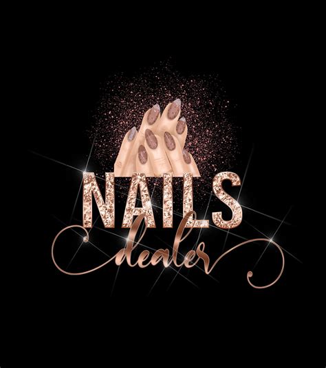 nail logo nail artist logo nails logo nail logo design etsy