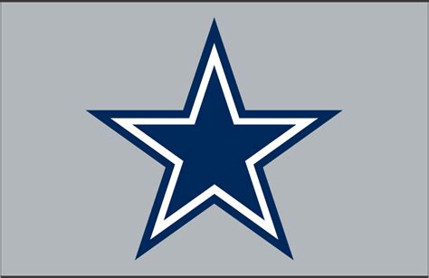 dallas cowboys primary dark logo national football