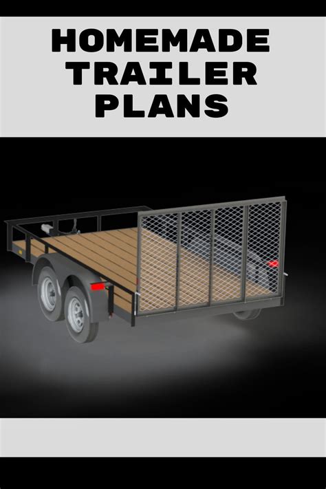 double axle  utility trailer plans     trailer plans utility trailer