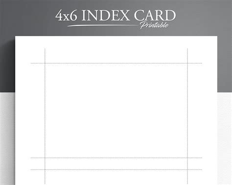 printable  index card printable note cards printable index cards