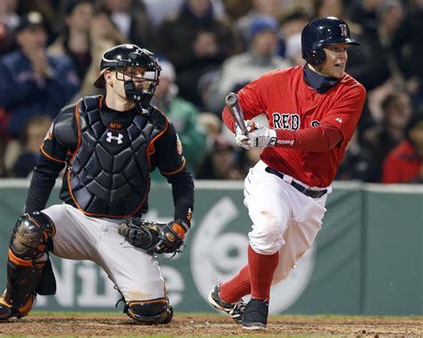 Brock Holt Leading Off Mike Napoli In Boston Red Sox Patriots Day