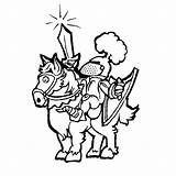 Coloring Medieval Pages Knight Horse Queen King Colouring Kids Books Color Sheets Ridders Last Getcolorings Tablero Seleccionar sketch template