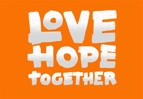 Love Hope Together Lettering 123134 Vector Art At Vecteezy