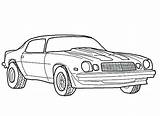 Coloring Camaro Pages Car Muscle Bumblebee Cars Chevrolet Chevy Color Ss Old Nova Drawings Fashioned Tocolor Classic 1969 Printable Getcolorings sketch template