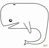 Coloring Whale Cartoon Pages Outline Funny Clipart Whales Clipartbest Clip Paper Drawing sketch template