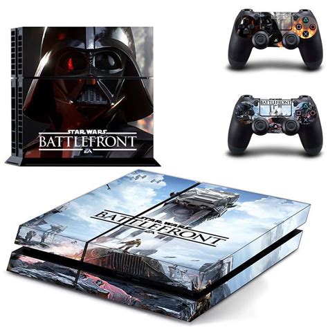 star wars battlefront ps protective vinyl skin  controllers playstation  console ps console