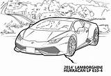 Lamborghini Huracan Colouring Lambo Wonder Gallardo Aventador Corsa Strada sketch template