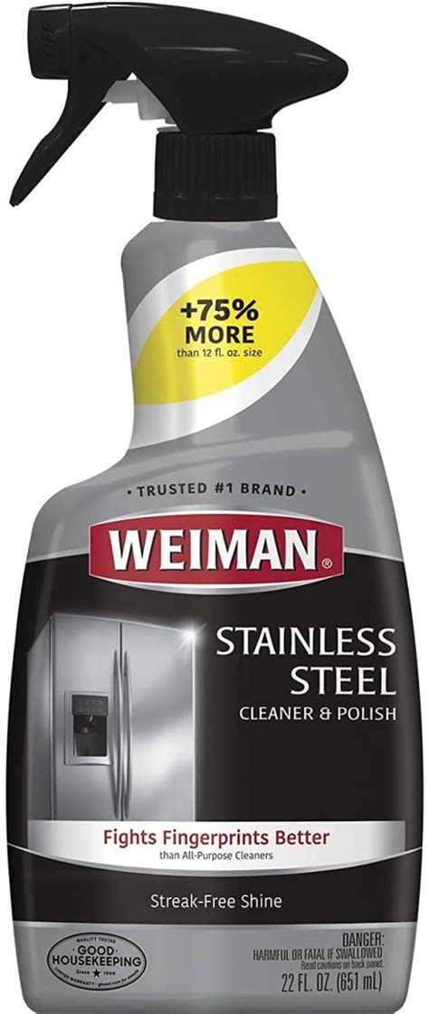 This stainless steel appliance cleaner actually removes