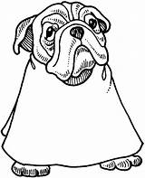 Coloring Pages Barber Bulldog Going Barbershop Color Getcolorings sketch template