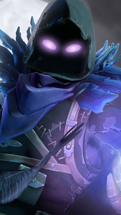 wallpaper raven skin dark video game