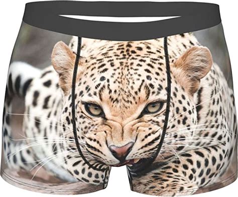 cheetah mens underwear sexy boxer shorts loose fit boxer briefs large