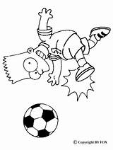 Bart Simpson Pintar Coloriage Futebol Jugando Fussball Jogando Kolorowanki Recortar Voetbalt Fútbol Ausmalen Uprawianie Sportu Dla Pegar Hellokids Spielt Ludinet sketch template