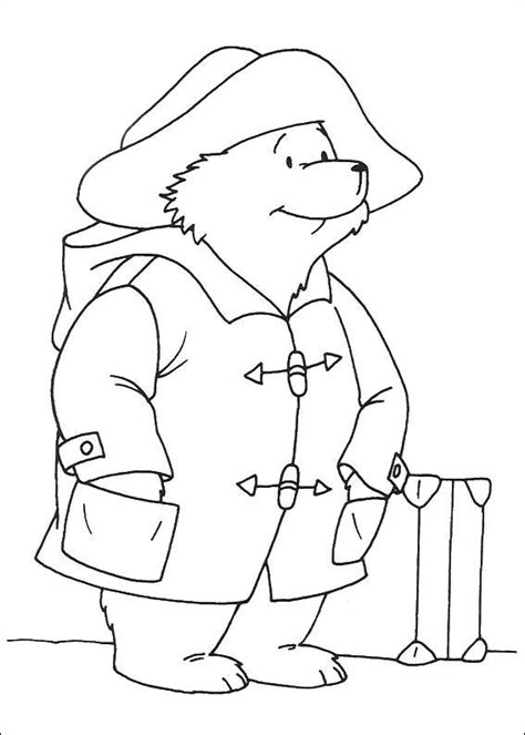 paddington bear part  coloring pages cartoons   years kids