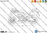 10r Zx sketch template