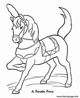 Circus Coloring Pages Horse Printable Pony Parade Horses Animals Kids Color Clipart Honkingdonkey Animal Print Sheet Colouring Sheets Amazing Book sketch template