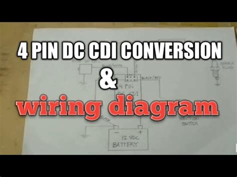 pin dc cdi conversion wiring diagram youtube