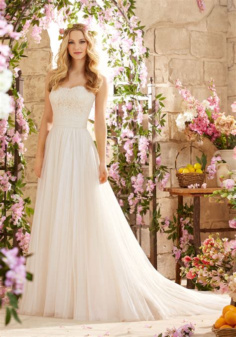Morilee Bridal Madeline Gardner Romantic Wedding Dress With Alencon