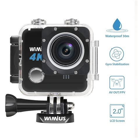 video review action camera  fpv wimius  sony sensor wifi mp waterproof sports camera