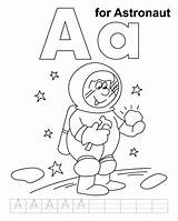Astronaut Coloring Pages Preschool Printable Practice Handwriting Jumbo Space Kids Toddler Kindergarten Sheets Activities Letter Alphabet Color Worksheets Books Preschoolers sketch template