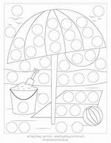 Dot Summer Printables Do Printable Dots Kids Easy Preschool Easypeasylearners Fun Choose Board sketch template