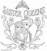 Frozen Elsa Coloring Anna Pages Printable Pdf Print Kids Sheets Disney Colouring Color Girls Two Let Go Getcolorings Getdrawings Princess sketch template