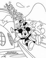 Mickey Mouse Clubhouse Coloring Pages Printable Colouring Print Disney Mickeymouse Color Sheets Minnie Show Sheet Kids Book Birthday Visit Comments sketch template