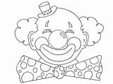 Clown Karneval Omalovanky Klaun Omalovánky sketch template