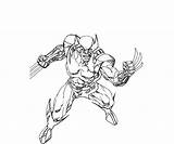 Wolverine Coloringfolder sketch template