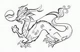 Coloring Dragon Pages Chinese Kids Adults Print sketch template