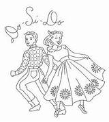Dance Embroidery Square Vintage Transfers Stitch Cross Patterns Flickr sketch template