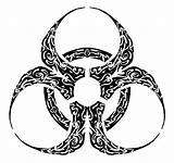 Biohazard Tribal Tattoo Symbols Symbol Cool Tattoos Maori Deviantart Cliparts Drawings Clipart Designs Clip Sign Logo Library Celtic Choose Board sketch template