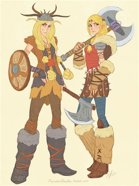 Astrid And Ruffnut How Train Your Dragon How To Train