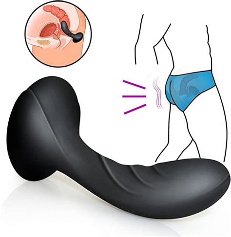 8 Speed Vibrating Prostate Massager For Men Waterproof Butt Plug G Spot