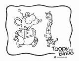 Toopy Binoo sketch template