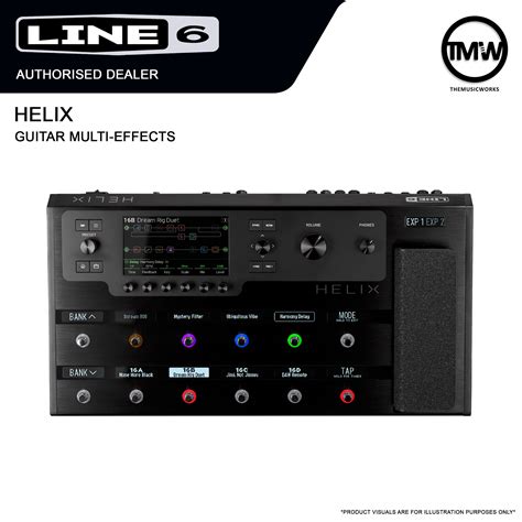 helix guitar pedal multi effects processor tmw