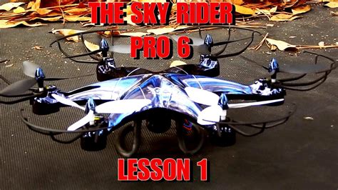 sky rider drone pro  lesson  youtube