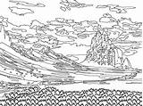 Coloring Pages Mexico Adult Shiprock Geology Usa Uwgb Edu sketch template