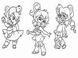 Coloring Alvin Chipmunks Pages Chipwrecked Library Clipart sketch template