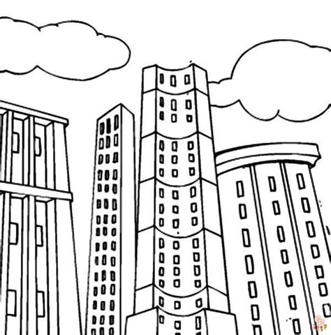 enjoy   printable buildings coloring pages  kids gbcoloring