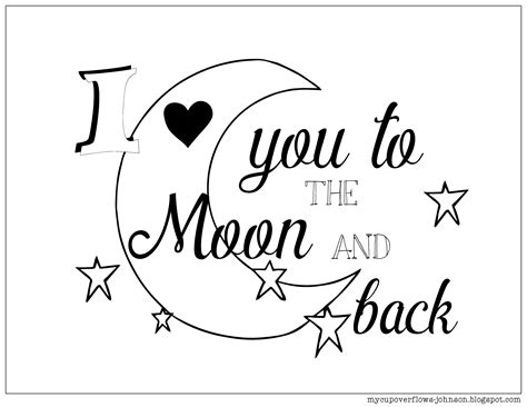 love    moon   coloring pages   gmbarco