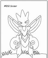 Scizor Pokemon Coloring Pages sketch template