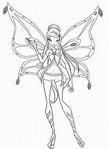 Coloring Pages Printable Winks Winx Club Popular sketch template